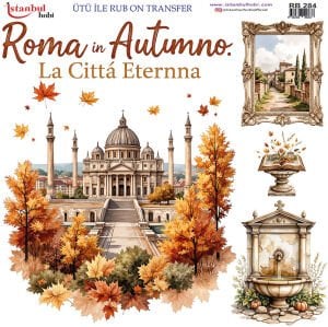 Ütü İle Rub On Transfer 30x30cm RB284