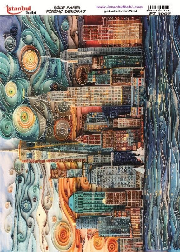 Pirinç Dekopaj Kağıdı 30x42cm PT-3007