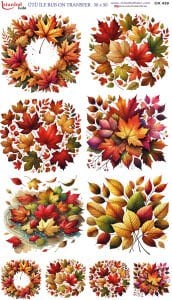 Ütü İle Rub On Transfer 30x50cm CK439