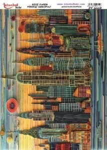 Pirinç Dekopaj Kağıdı 30x42cm PT-3008