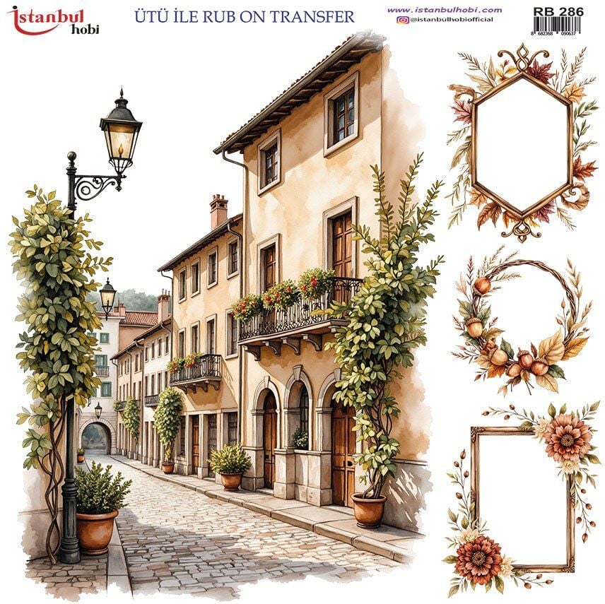 Ütü İle Rub On Transfer 30x30cm RB286