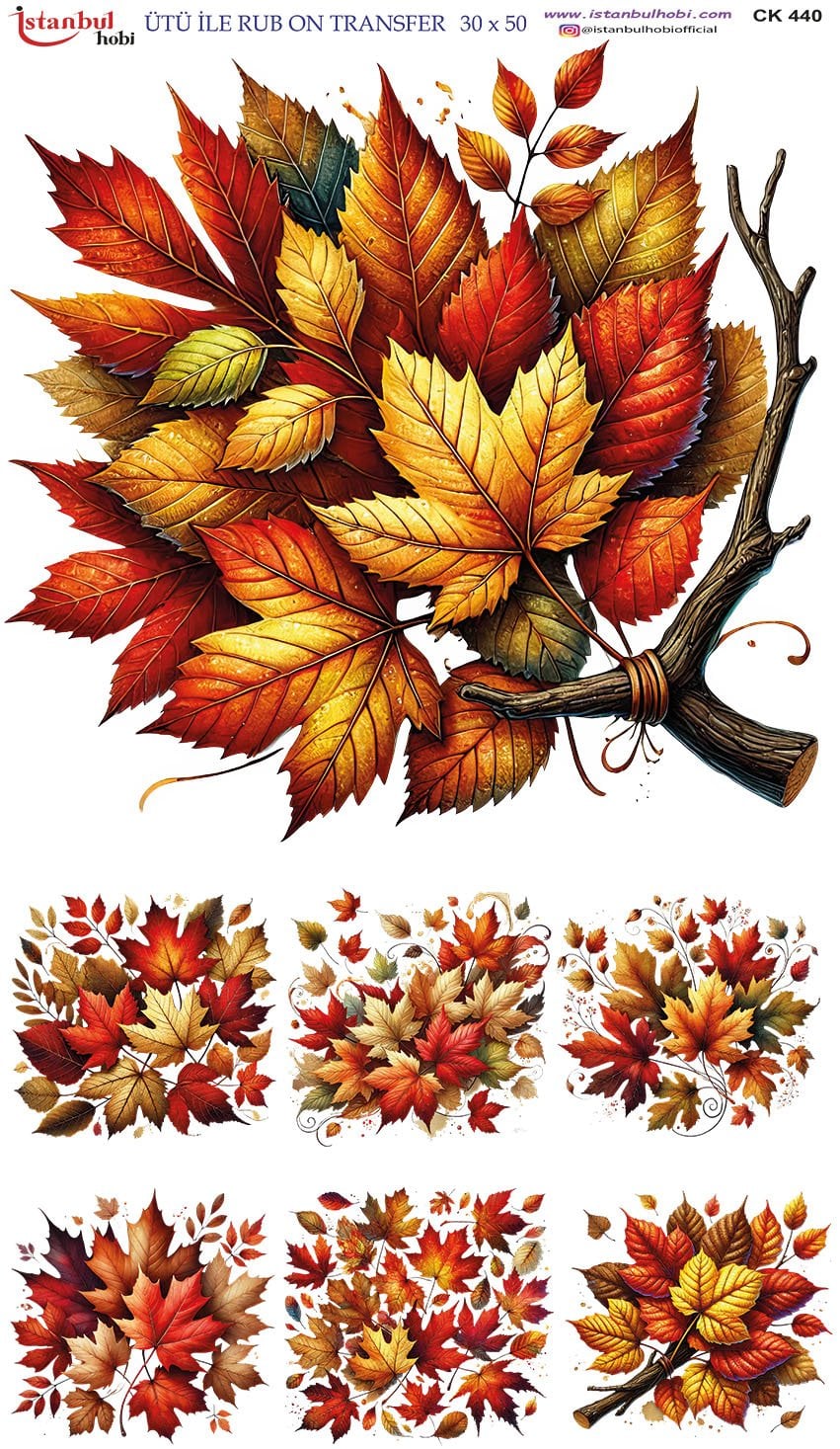 Ütü İle Rub On Transfer 30x50cm CK440