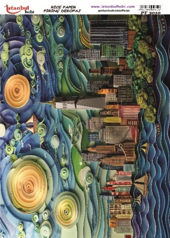 Pirinç Dekopaj Kağıdı 30x42cm PT-3010
