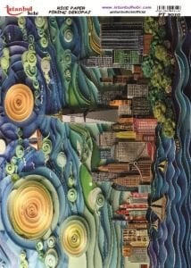 Pirinç Dekopaj Kağıdı 30x42cm PT-3010