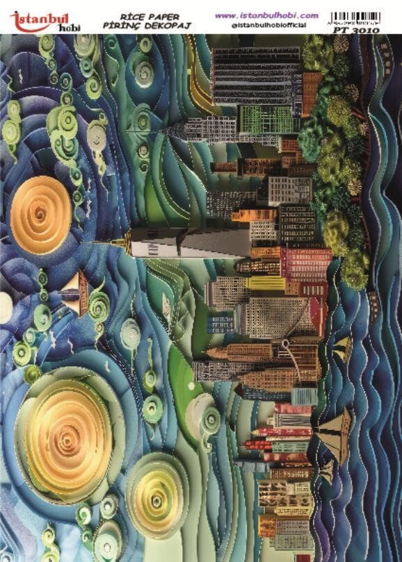Pirinç Dekopaj Kağıdı 30x42cm PT-3010