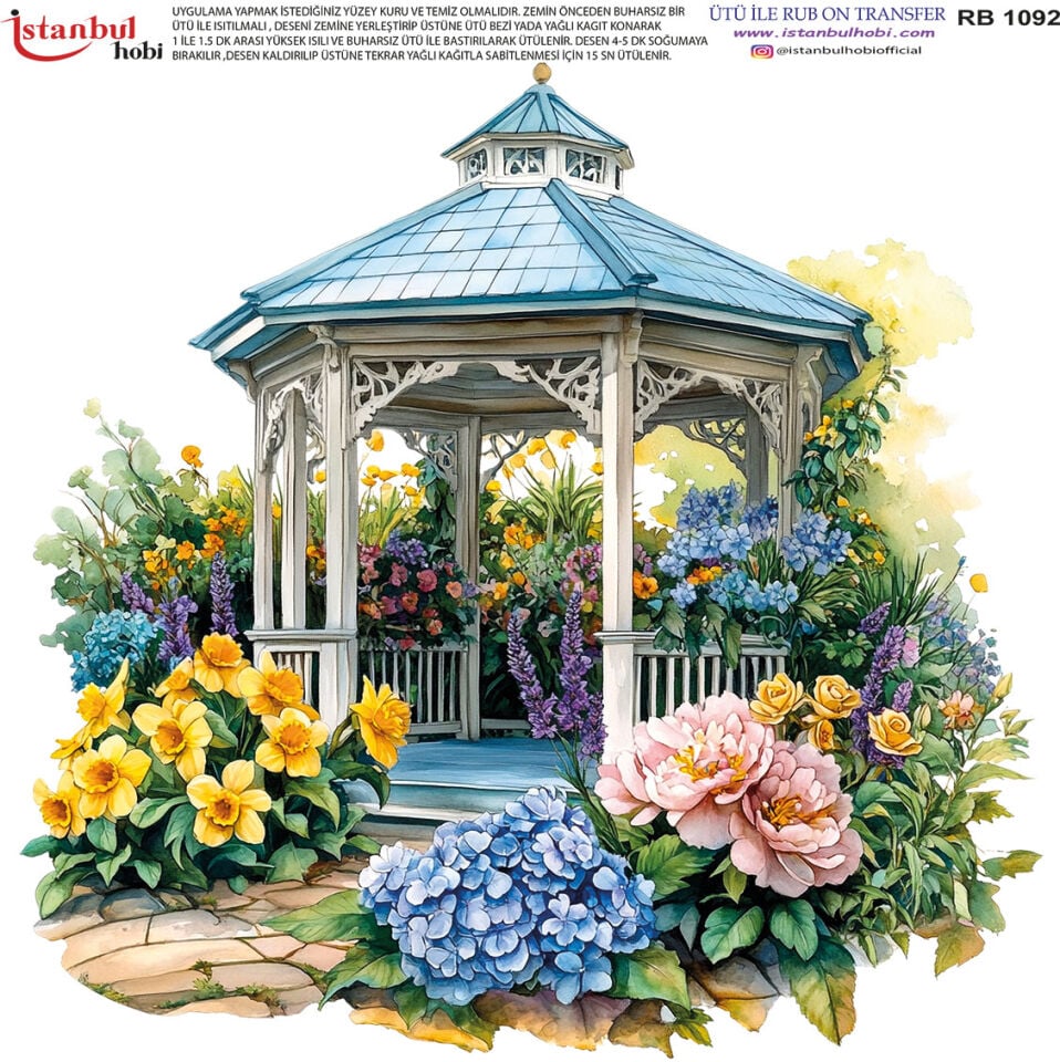 Ütü İle Rub On Transfer 30x30cm RB1092