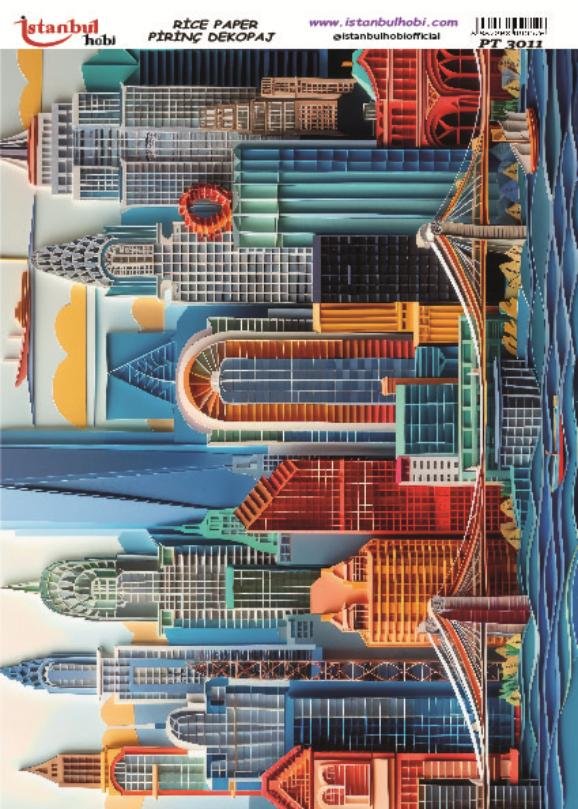 Pirinç Dekopaj Kağıdı 30x42cm PT-3011