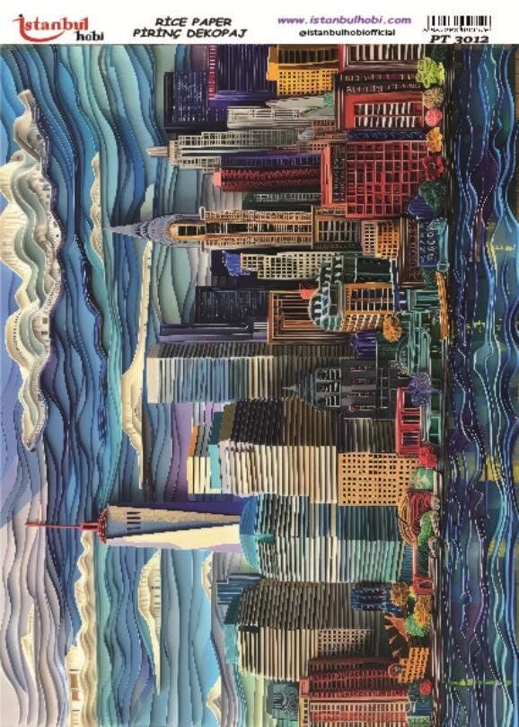 Pirinç Dekopaj Kağıdı 30x42cm PT-3012