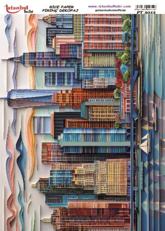 Pirinç Dekopaj Kağıdı 30x42cm PT-3013