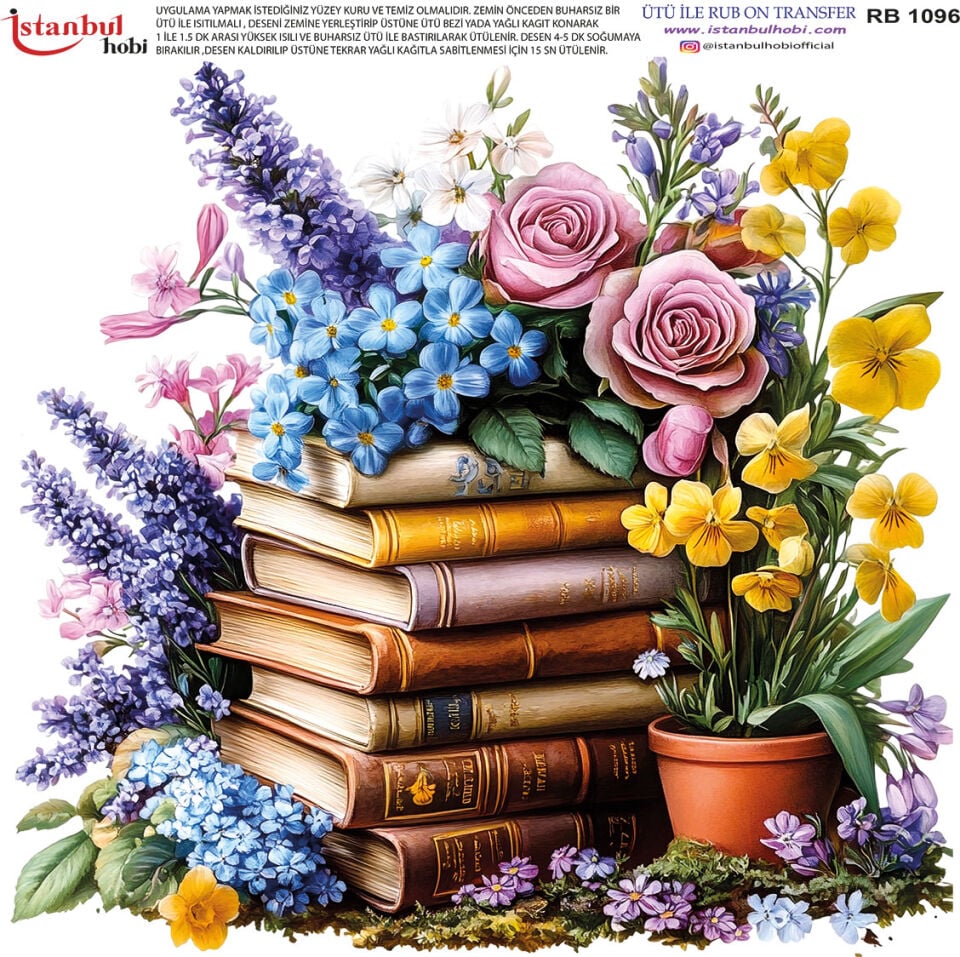 Ütü İle Rub On Transfer 30x30cm RB1096