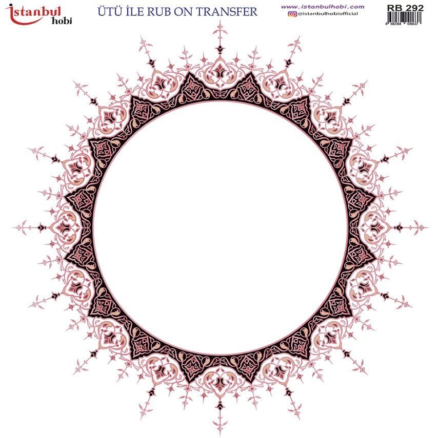 Ütü İle Rub On Transfer 30x30cm RB292