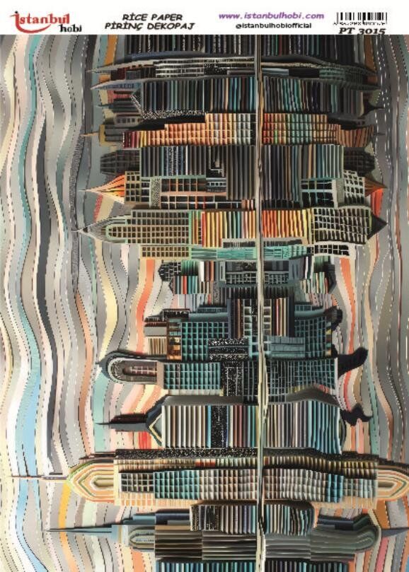 Pirinç Dekopaj Kağıdı 30x42cm PT-3015
