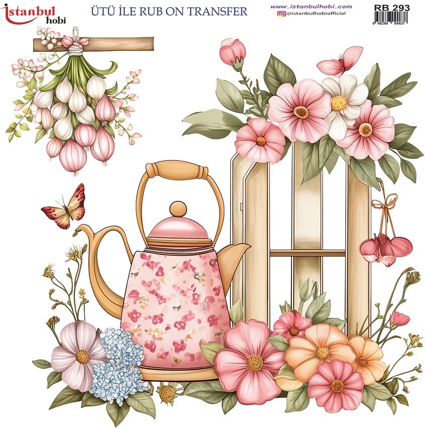 Ütü İle Rub On Transfer 30x30cm RB293