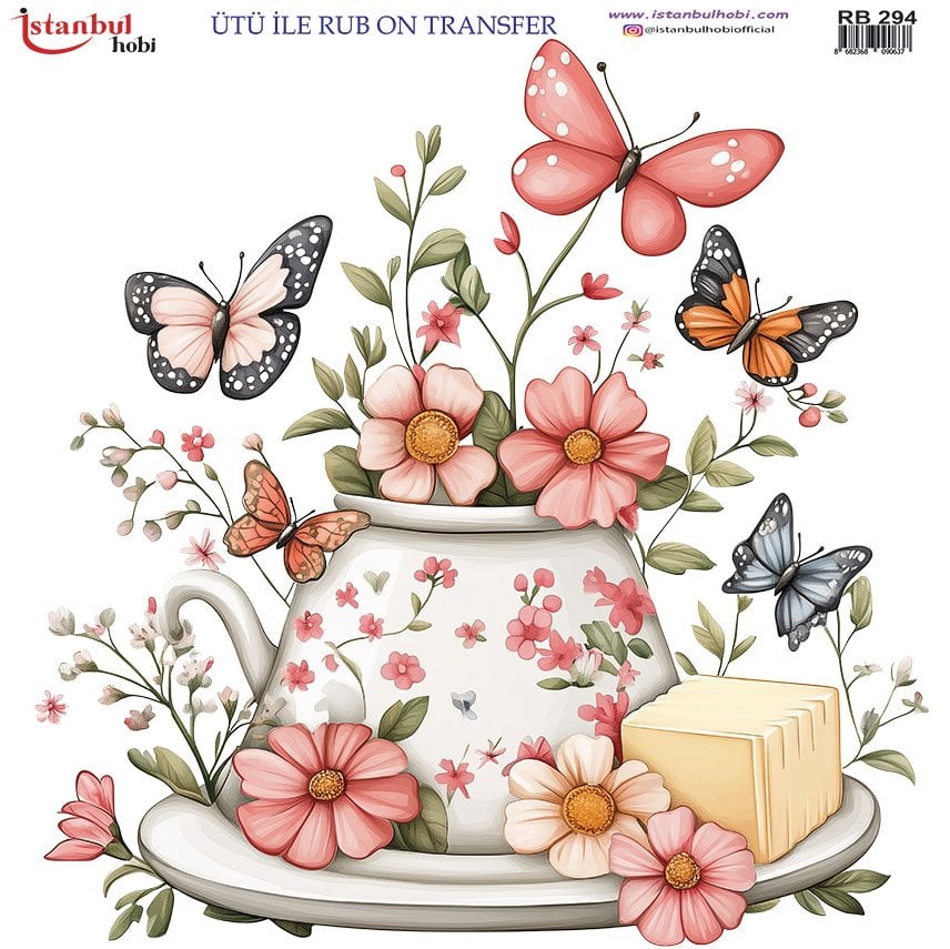 Ütü İle Rub On Transfer 30x30cm RB294