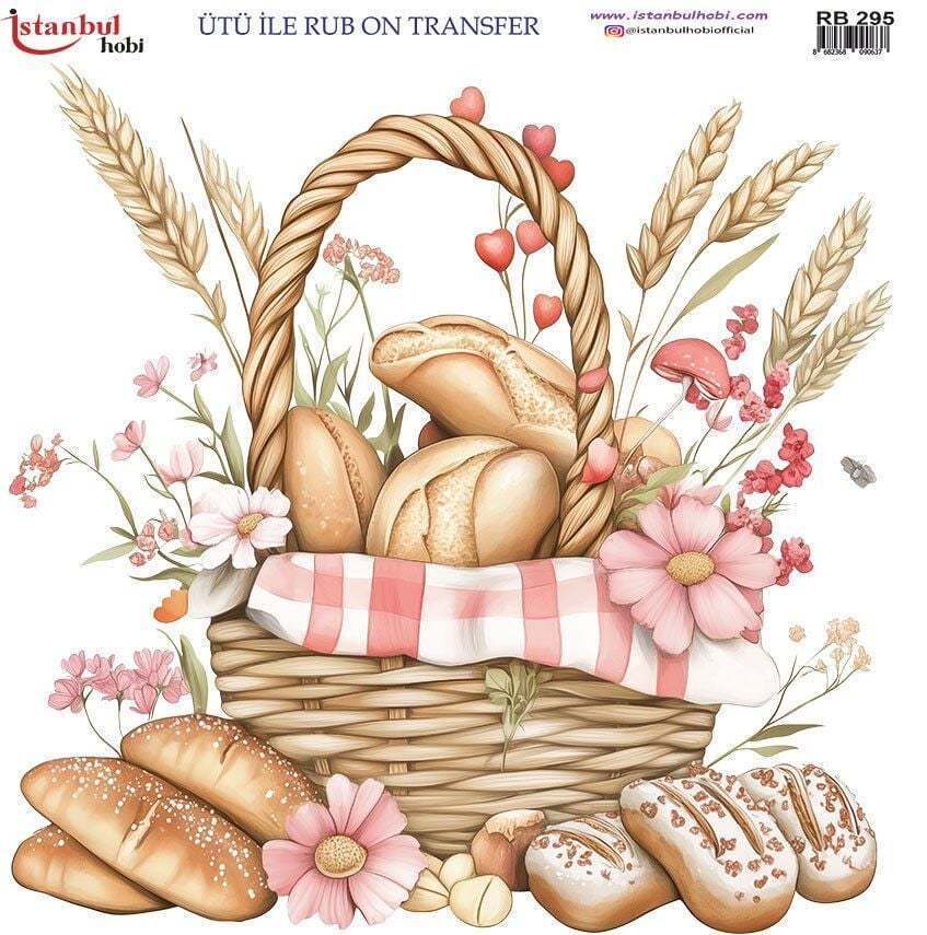Ütü İle Rub On Transfer 30x30cm RB295