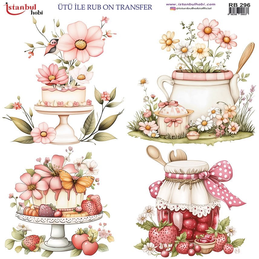 Ütü İle Rub On Transfer 30x30cm RB296