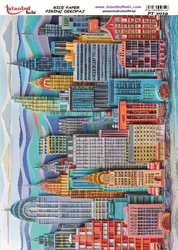 Pirinç Dekopaj Kağıdı 30x42cm PT-3019