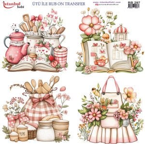 Ütü İle Rub On Transfer 30x30cm RB297