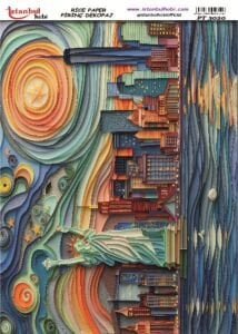 Pirinç Dekopaj Kağıdı 30x42cm PT-3020