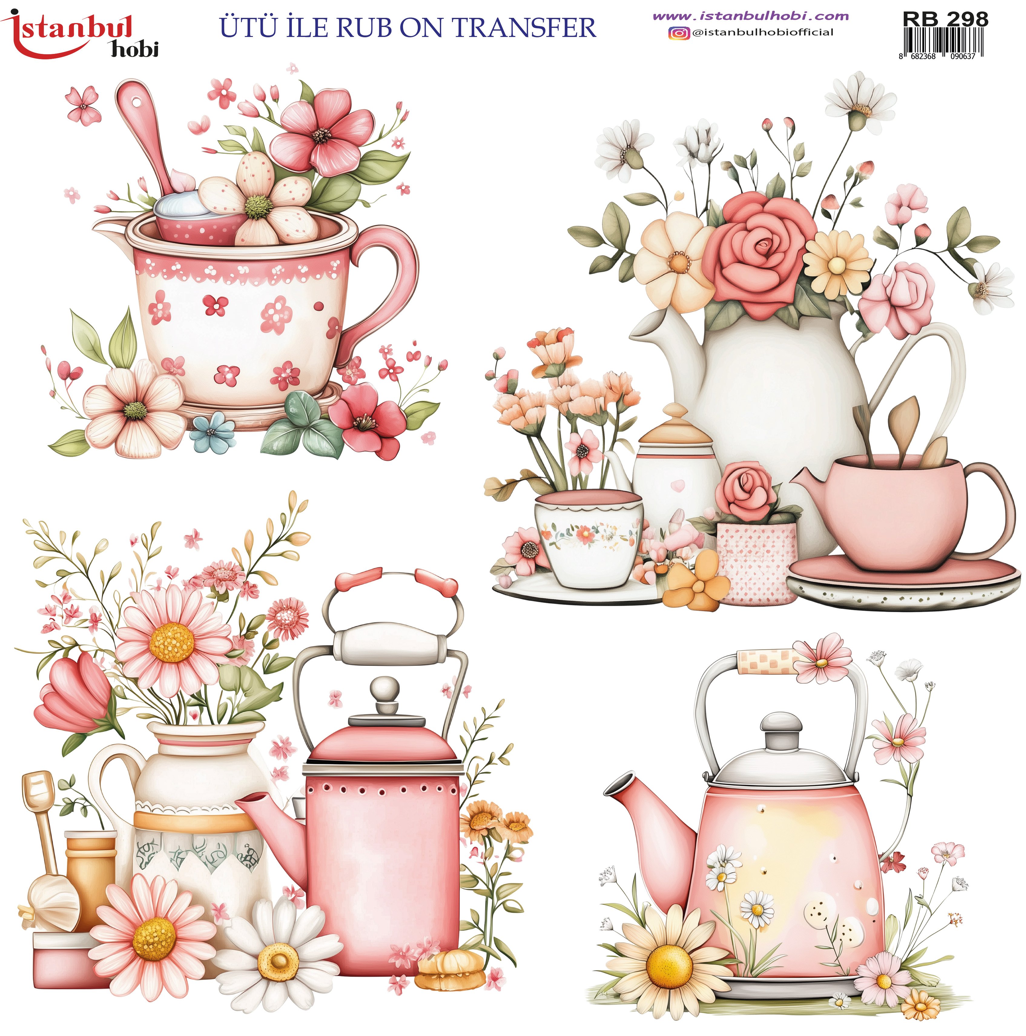 Ütü İle Rub On Transfer 30x30cm RB298