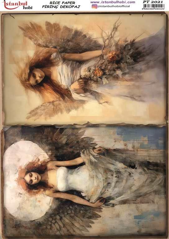 Pirinç Dekopaj Kağıdı 30x42cm PT-2021