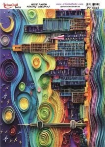 Pirinç Dekopaj Kağıdı 30x42cm PT-3021