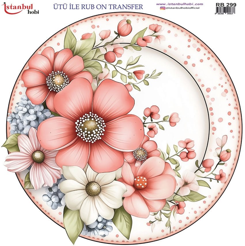 Ütü İle Rub On Transfer 30x30cm RB299