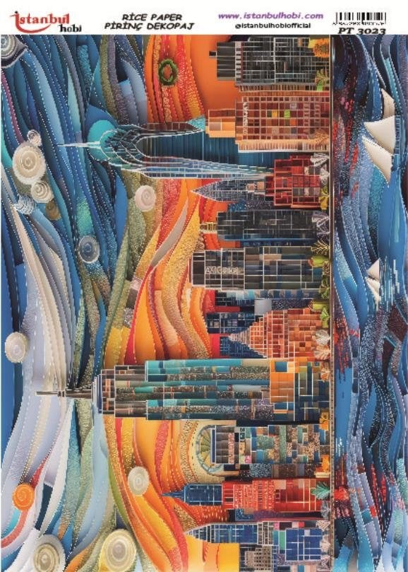 Pirinç Dekopaj Kağıdı 30x42cm PT-3023