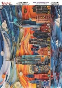 Pirinç Dekopaj Kağıdı 30x42cm PT-3023