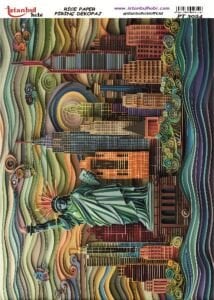 Pirinç Dekopaj Kağıdı 30x42cm PT-3024