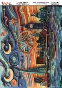 Pirinç Dekopaj Kağıdı 30x42cm PT-3025