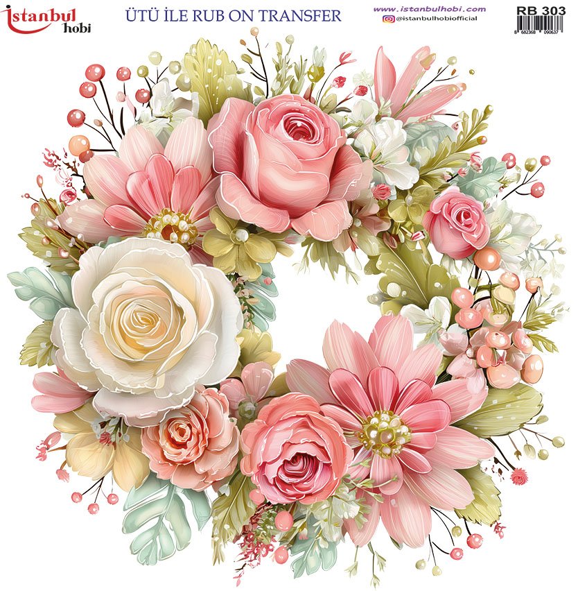 Ütü İle Rub On Transfer 30x30cm RB303