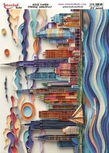 Pirinç Dekopaj Kağıdı 30x42cm PT-3026