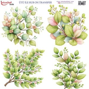 Ütü İle Rub On Transfer 30x30cm RB305