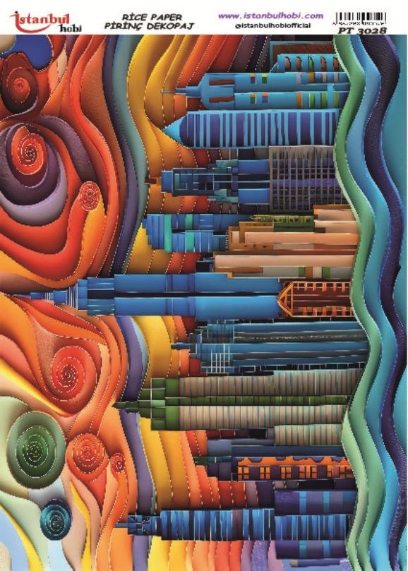 Pirinç Dekopaj Kağıdı 30x42cm PT-3028