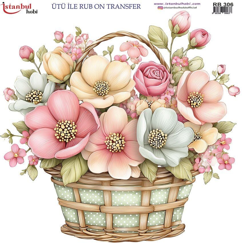 Ütü İle Rub On Transfer 30x30cm RB306