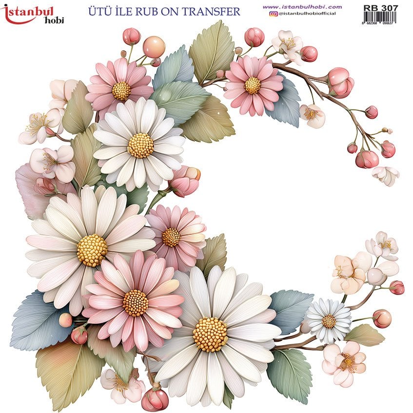 Ütü İle Rub On Transfer 30x30cm RB307