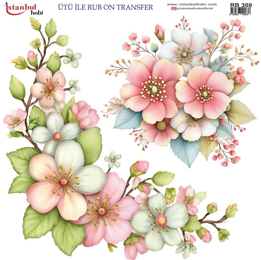 Ütü İle Rub On Transfer 30x30cm RB308