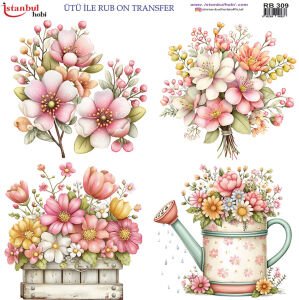 Ütü İle Rub On Transfer 30x30cm RB309