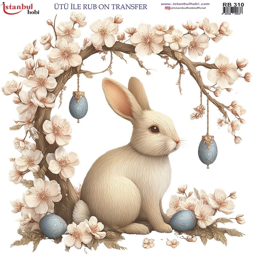 Ütü İle Rub On Transfer 30x30cm RB310