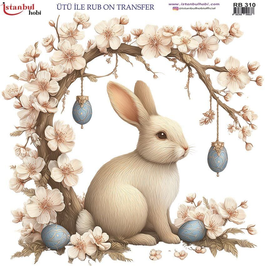 Ütü İle Rub On Transfer 30x30cm RB310