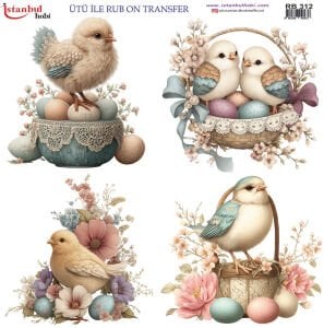 Ütü İle Rub On Transfer 30x30cm RB312