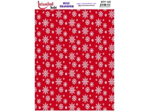 Yılbaşı Sulu Transfer Kağıdı 25x35cm STY-125