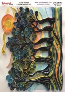 Pirinç Dekopaj Kağıdı 30x42cm PT-3037
