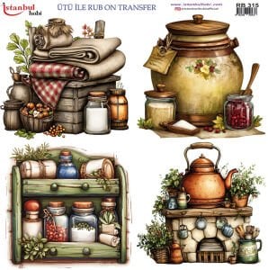 Ütü İle Rub On Transfer 30x30cm RB315