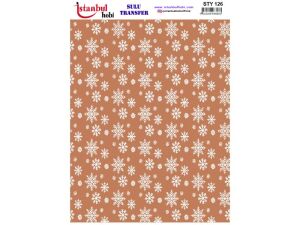 Yılbaşı Sulu Transfer Kağıdı 25x35cm STY-126