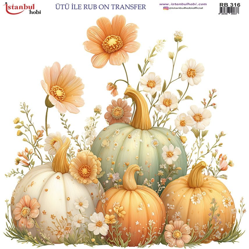 Ütü İle Rub On Transfer 30x30cm RB316
