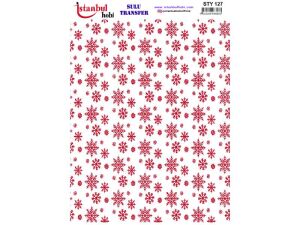 Yılbaşı Sulu Transfer Kağıdı 25x35cm STY-127