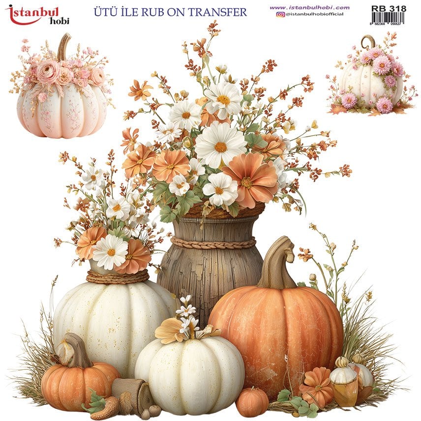 Ütü İle Rub On Transfer 30x30cm RB318