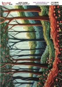 Pirinç Dekopaj Kağıdı 30x42cm PT-3043